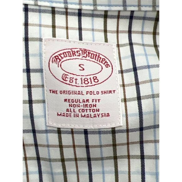 Brooks Brothers Men Regular Fit Non-Iron Polo Shirt Size S - Picture 8 of 8